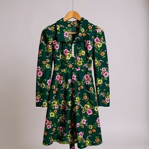 Floral Green Dress